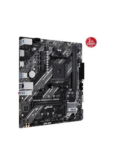 Asus Prıme B550m-k Argb B550 2xddr4 Dp/hdmı 2xm.2 Am4 Anakart-191913