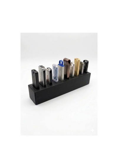 Minimal Usb Bellek Düzenleyici Stand 10 Lu Organizer