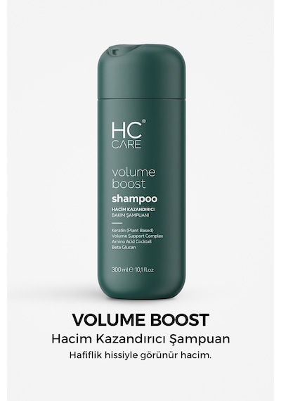 HC Care Volume Boost İnce Telli Saçlar için Hacim Şampuanı 300 ML