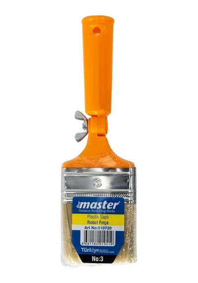 Master 510720 Profesyonel Robot Boya Fırçası Plastik Saplı No:3
