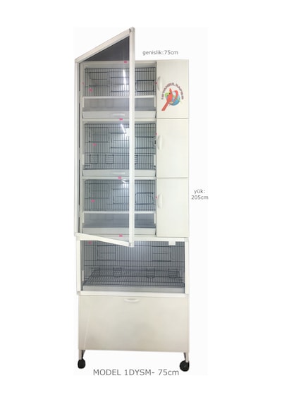 İstanbul Kafes Model 1Dys Pvc Kuş Dolabı