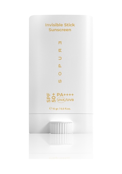 Sopure Invisible Şeffaf Stick Güneş Kremi SPF50+ 15 G