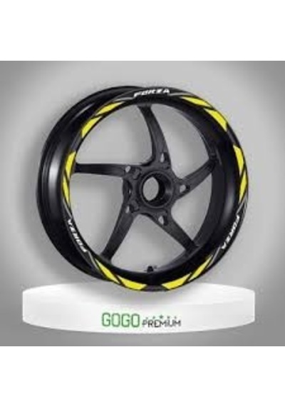 Jant Şeridi Karışık Reflektörlü Lüks Gogopremium Siyah