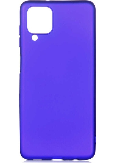 Samsung Uyumlu Galaxy A12 Kılıf Zore Premier Silikon Kapak Saks Mavi