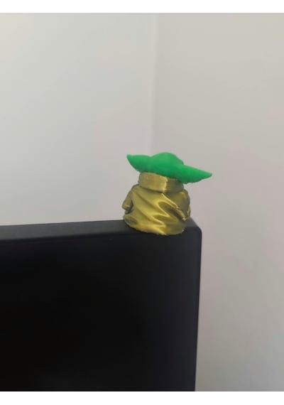 Baby Yoda 4lü Set Figür Monitör İçin Biblo 4 Adet Figür
