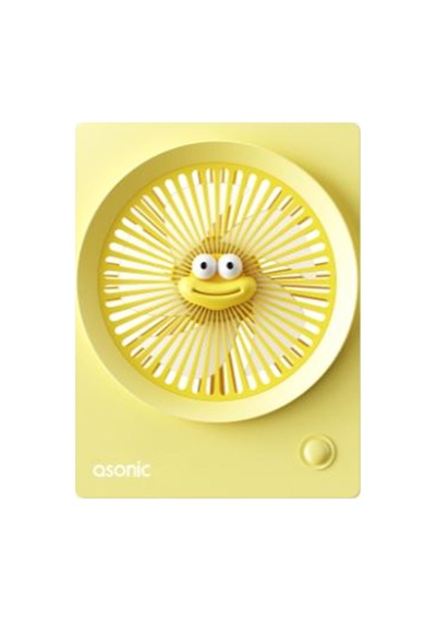 Asonic Afn23 Sarı 500mah 3 Hız Kademeli Masaüstü Usb Fan