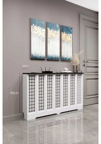 Dekoratif Petek Kaplama Modern Kalorifer Peteği Gizleme Ünitesi 11 Desen 9 Renk İç Ölçü 136 Cm Dış Ölçü 140 Cm Petek 136 Beyaz Üstü Siyah D1 Dekoratif Petek Kaplama Modern Kalorifer Peteği Gizleme Ünitesi 11 Desen 9 Renk İç Ölçü 136 Cm Dış Ölçü 140 Cm Petek 136 Beyaz Üstü Siyah D1