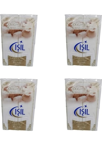 Işıl Doğal Saf Kaynaklı Katı Sabun 4 x 200 G 4 Paket
