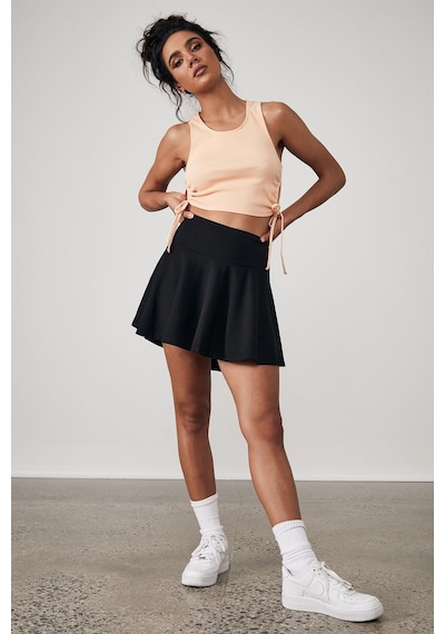 Madmext Kadın Siyah Basic Kısa Tenis Etek Mg1456