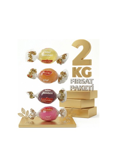 Afia Meyveli Mini Bonbon Şeker 2x1 Kg