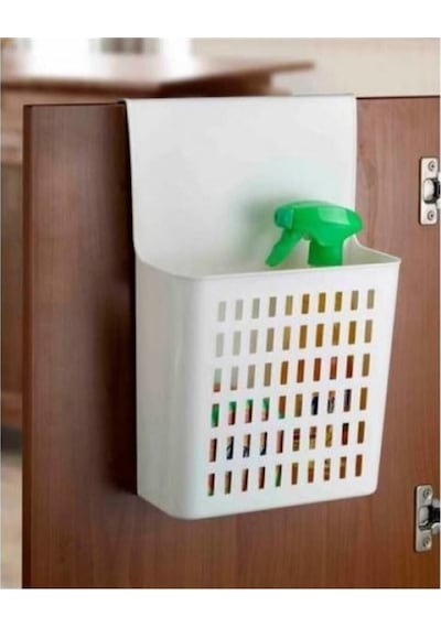 Asılabilir Dolap Düzenleyici Sepet Askılı Plastik Beyaz 34 X 48 Diğer