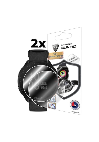 Polar Pacer GPS Running Watch Akıllı Saat ile uyumlu IPG Ekran Koruyucu (2 Adet)