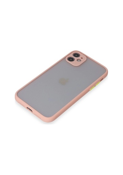 Apple iPhone Uyumlu,  11 Kılıf Montreal Silikon Kapak - Pembe