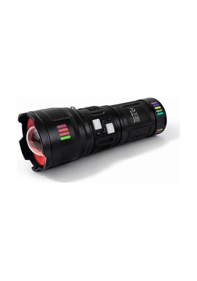Bedotech Bd-g01 30w Tg Led Alüminyum Alaşımlı Zoomlu Type-c Şarjlı El Feneri Çok Renkli