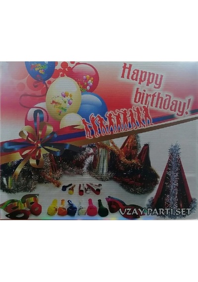 Happy Bırtday Uzay Parti Seti