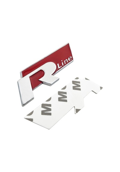 Volksvagen R Line Metal Yapıştırma Logo Arma Sticker