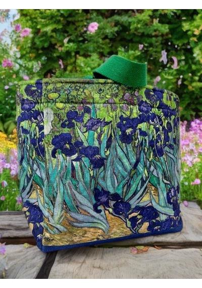 Van Gogh Yıldızlı Gece Kadın Çanta Yeşil - Mavi