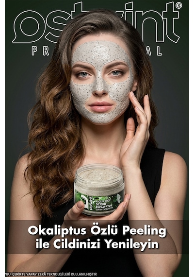 Ostwint Yüz Maskesi Scrub 300Ml. Okaliptus