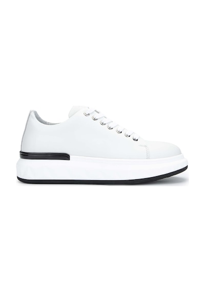Tamer Tanca Erkek Hakiki Deri Beyaz Sneakers & Spor Ayakkabı 381 19669 Erk Ayk Y24 Beyaz Beyaz