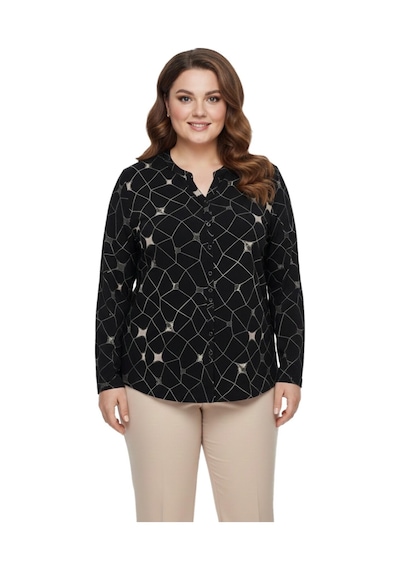 Wearon Kadın Düğmeli Modelli Bluz Bgl-st05117 Siyah