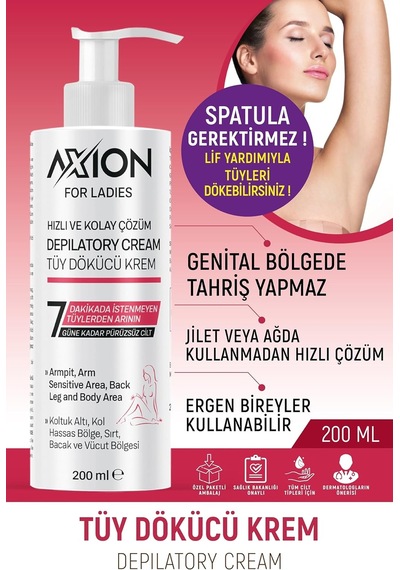 Pratik Tüy Dökücü Ve Azaltıcı 200 Ml - Kadın Spatula Gerektirmez