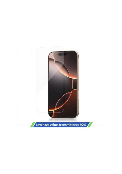 İphone 17 Pro Max Uyumlu Uygulama Aparatlı Full Antistatic Cover Hd Cam Ekran Koruyucu Çerçevesiz
