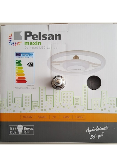 Pelsan 18w Daıresel Led Lamba Ø24 E27 6500k