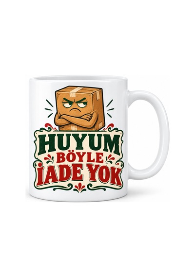 Ny Joy Huy Paketi Tasarımlı Porselen Kupa - Model 769 Nyjoybz
