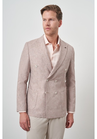 Morven Erkek Kiremit Keten Kruvaze Desenli Slim Fit Sivri Yaka Ceket 25ys002007460 Kiremit Morven Erkek Kiremit Keten Kruvaze Desenli Slim Fit Sivri Yaka Ceket 25ys002007460 Kiremit