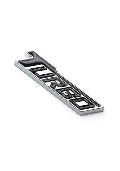 Renault Kangoo Uyumlu Turbo Siyah Bagaj Yazısı Arması Logosu 3m 3d Abs 78x18mm