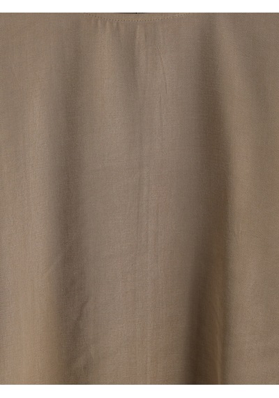 Lcw Vision Kahverengi Bisiklet Yaka Oversize Bluz