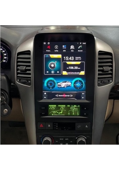 Aln Chevrolet Captiva Tesla 2007/2011 8gb Ram 64gb Hafıza Carplay Android Multimedya 12"