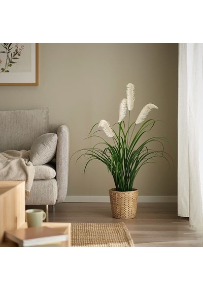 Ikea Fejka Yapay Bitki, Yeşil, 17 Cm, Çim