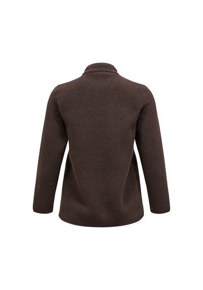 Peak Performance W Fleece Snap Cardigan Kadın Kahverengi Outdoor Polar G78131180 Kahverengi