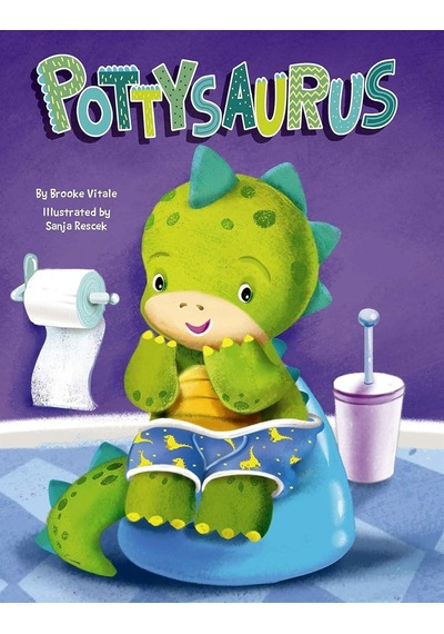 Pottysaurus Padded Board Book,toilet Training Little Hippo Books