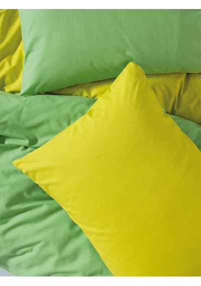 Cozy Home Popping Colors Tek Kişilik Lastikli Çarşaflı Nevresim Takımı Sage Sarı-yeşil