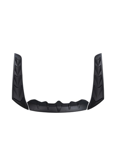 Dacia Duster 2010-2017 Uyumlu Dragon Pack Kaput Koruma 3 Parça Abs Mat Siyah