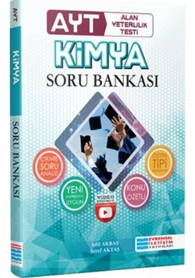 AYT Kimya Video Çözümlü Soru Bankası  -  Adil Akbaş  -  Evrensel İletişim Yayınları