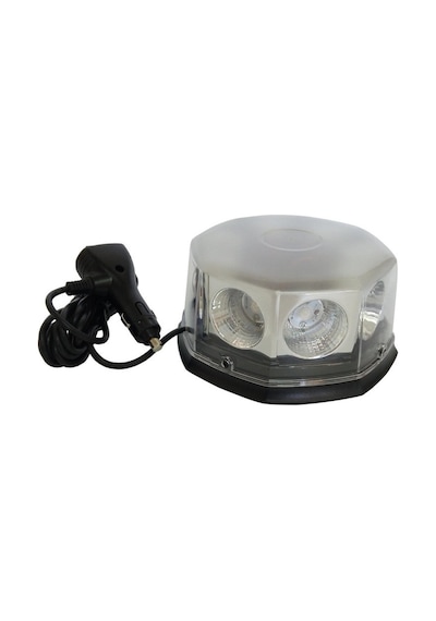 Space Mıknatıslı Tepe Lambası Cree Ledli Yuvarlak Kırmızı Mavi 12v / Laık110