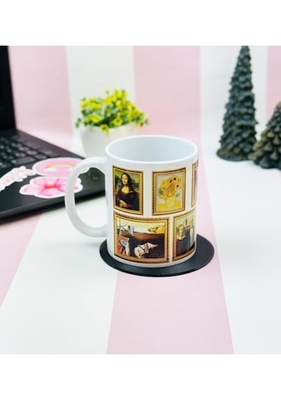 Art Tablo Tasarımlı Kupa Bardak