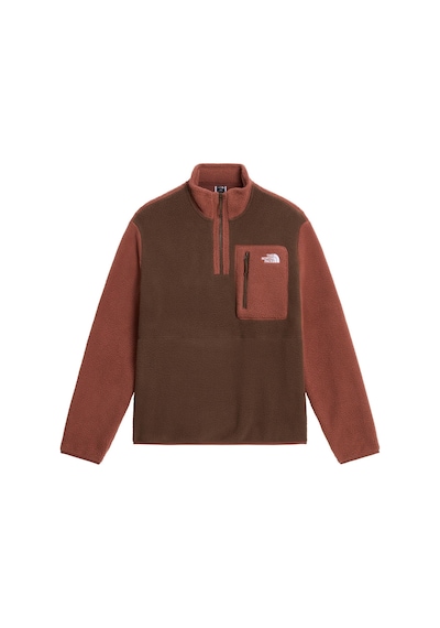 The North Face M Yumıorı 1/4 Zıp Erkek Sweatshirt Nf0a883suh01 Kahverengi