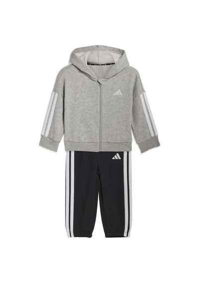 Adidas I 3s Fz Çocuk Spor Eşofman Takımı - Jy8589 Gri