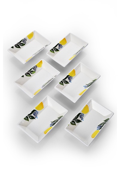 Piatti Naturali 6 Lı Çerezlik Limon Reçellik Sosluk Kahvaltılık Çerez İkram Set