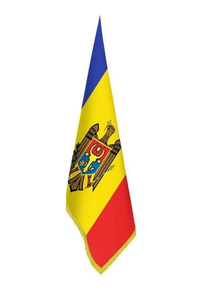 Moldova Bayrağı - Ofis-makam-toplantı Odaları - Saçaklı Makam Bayrağı 1