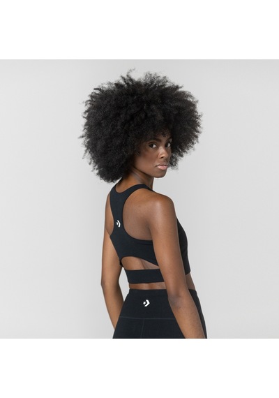 Converse Wordmark Kadın Siyah Bra Top