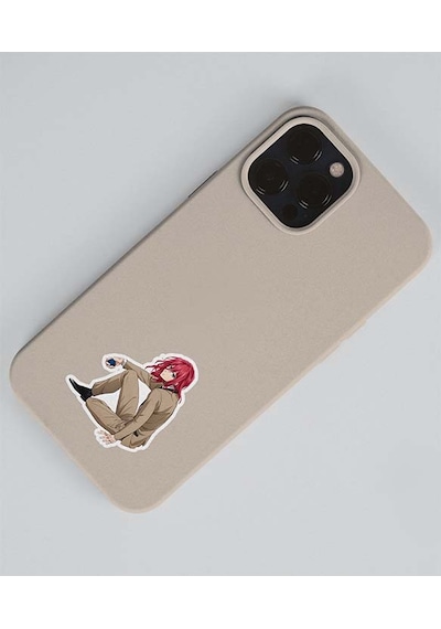 Parlak Kağıt -2li Hyoma Chigiri-bluelock-parlak Kağıt -2li Sticker Set-telefon Süsleme Blue Lock Kırmızı