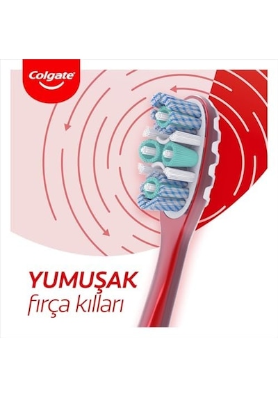 360 Gelişmiş Optik Beyaz Yumuşak Beyazlatıcı Diş Fırçası