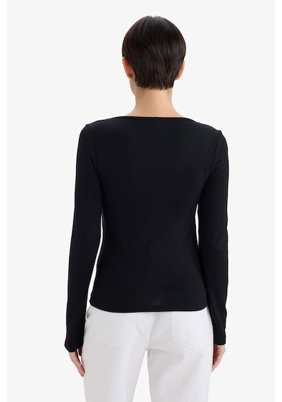 Defacto Slim Fit Dar Kesim Basic Düz Modal Uzun Kollu Tişört F7153ax25aubk81 SIYAH Defacto Slim Fit Dar Kesim Basic Düz Modal Uzun Kollu Tişört F7153ax25aubk81 SIYAH