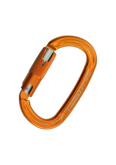 Kong Ovalone Alu Rıse Lock 26kn Otomatik Triactlock 3 Kilitli Alüminyum Oval Karabina 712le0opokk Or Turuncu