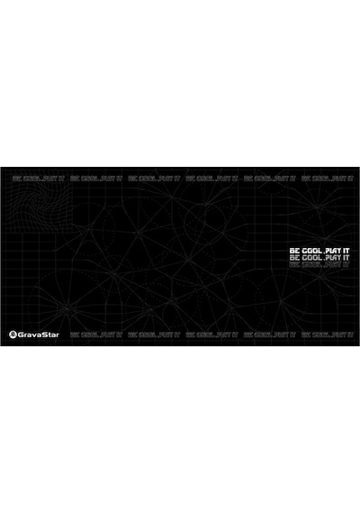 Gravastar Gaming Mouse Pad 80x40cm, Kaymaz Tabanlı, Su Geçirmez Ve Hassas Yüzeyli Oyuncu Mousepad, S